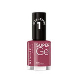 Rimmel London Super Gel Smalto per Unghie 030 Wild Gal, 12 ml