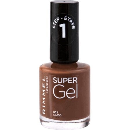 Rimmel London Super Gel Nail Polish 052 Camo, 12 ml