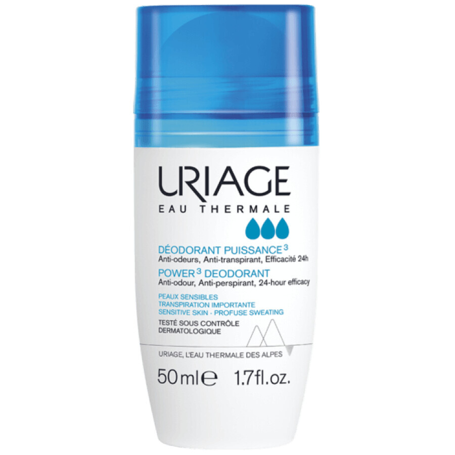 Déodorant Puissance 3 Uriage 50ml