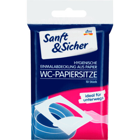 Sanft&Sicher Protezione per il rotolo di carta igienica, in carta, 10 pz