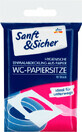 Sanft&amp;amp;Sicher Toilet seat cover, paper, 10 pcs.