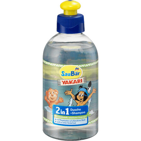 SauBär gel doccia e shampoo 2in1, 250 ml