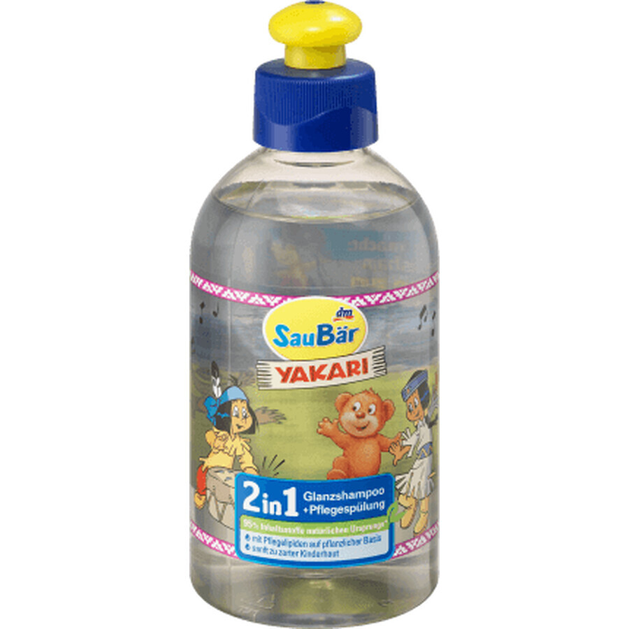 SauBär 2in1 shampoo&amp;balsam, 250 ml