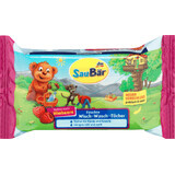 SauBär Wet wipes raspberry, 20 pcs