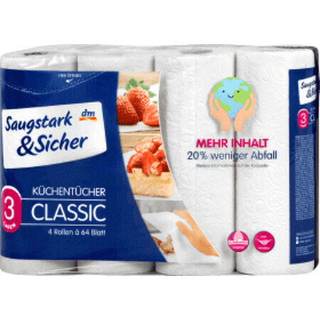 Tovaglioli da cucina Saugstark&Sicher Classic, 4 pz