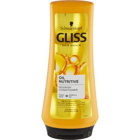 Schwarzkopf GLISS Balsamo nutriente per capelli, 200 ml