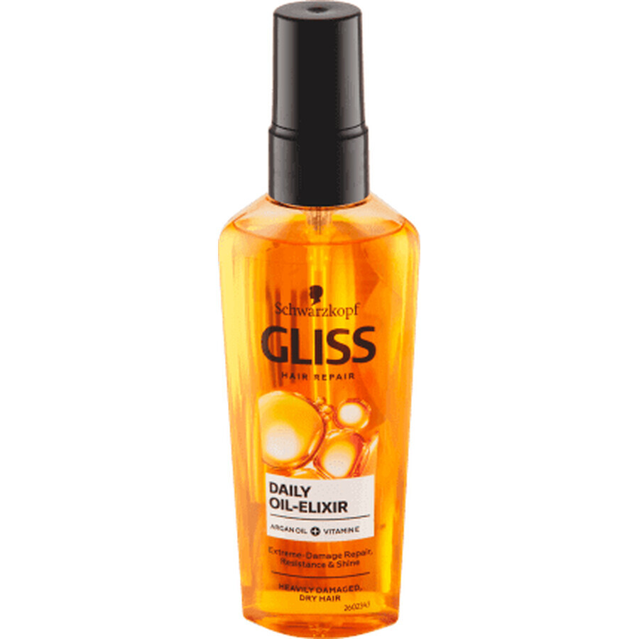 Aceite capilar Schwarzkopf GLISS Daily Oil Elixir, 75 ml