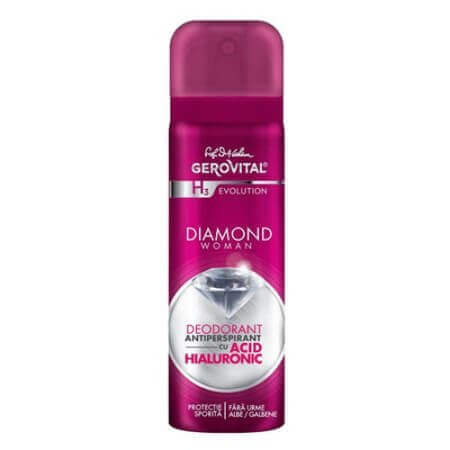Deodorante spray Diamond Woman Gerovital H3 Evolution, 150 ml, Charmec
