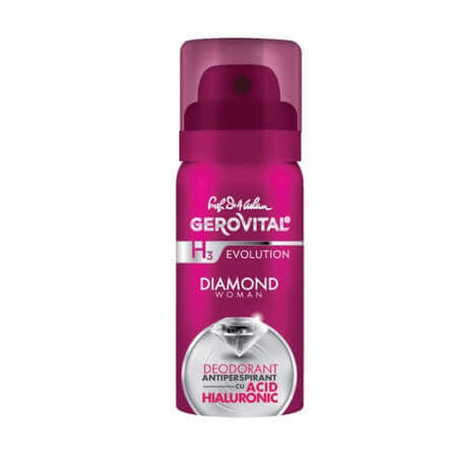 Deodorante spray Diamond Woman Gerovital H3 Evolution, 40 ml, Charmec