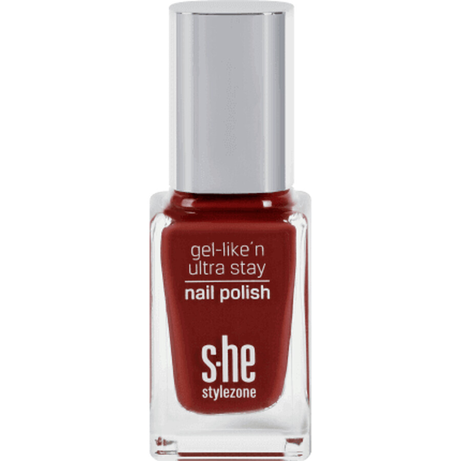 S-he colour&style Smalto per unghie Gel-like'n ultra stay 322/345, 10 ml