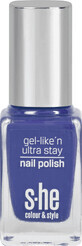 S-he Colour&amp;Style Smalto Gel-like&#39;n Ultra Stay 322/393, 10 ml