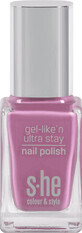 S-he Colour&amp;Style Smalto per unghie Gel-like&#39;n Ultra Stay 322/275, 10 ml