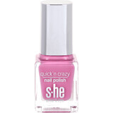 S-he color&style Smalto per unghie Quick'n Crazy 323/636, 6 ml