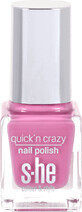 S-he color&amp;style Smalto per unghie Quick&#39;n Crazy 323/636, 6 ml