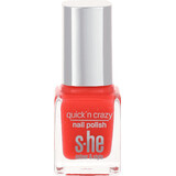 S-he color&style Smalto per unghie Quick'n Crazy 323/808, 6 ml