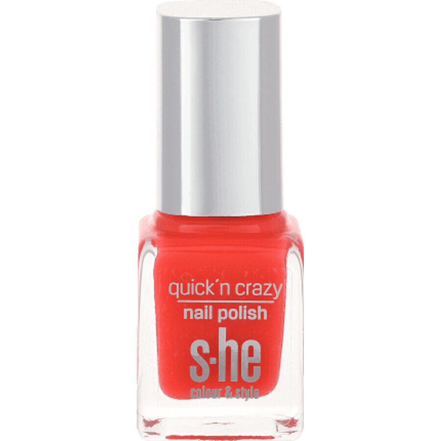 S-he color&style Smalto per unghie Quick'n Crazy 323/808, 6 ml