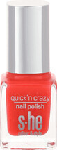 S-he color&amp;style Smalto per unghie Quick&#39;n Crazy 323/808, 6 ml