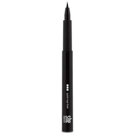 S-he colour&style Quick eyeliner tuș de ochi tip cariocă 158/001, 3 g