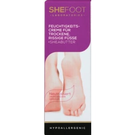 SHEFOOT Crema idratante per suole secche e ruvide, 75 ml