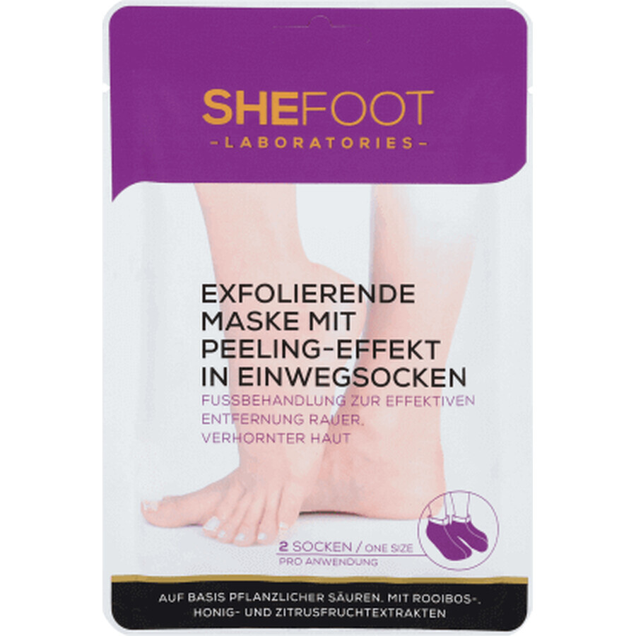 SHEFOOT Maschera esfoliante per i piedi, 1 pz