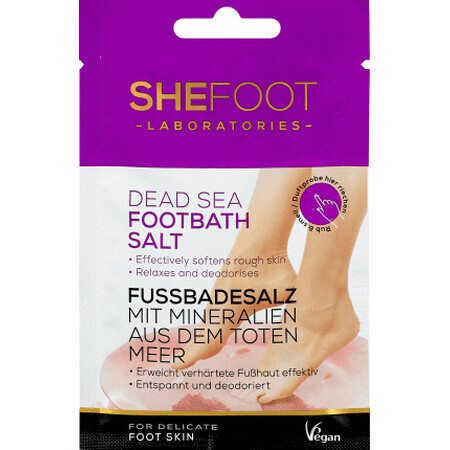 SHEFOOT Sarea din marea moartă pentru picioare, 55 g