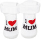 Soxo Calzini bianchi per neonati I Love Mum n&#176; 16-18, 1 pz