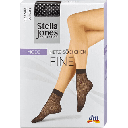 Stella Jones Black mesh socks, 1 pc