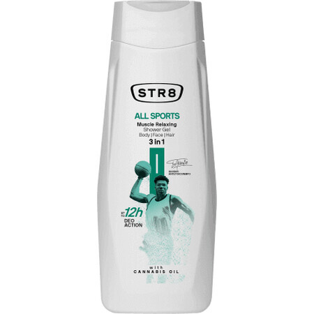 Gel doccia per tutti gli sport STR8 Performance, 400 ml