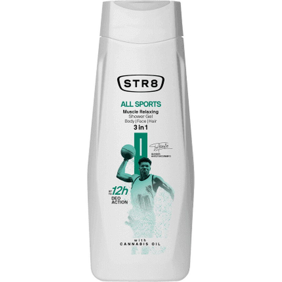 Gel doccia per tutti gli sport STR8 Performance, 400 ml