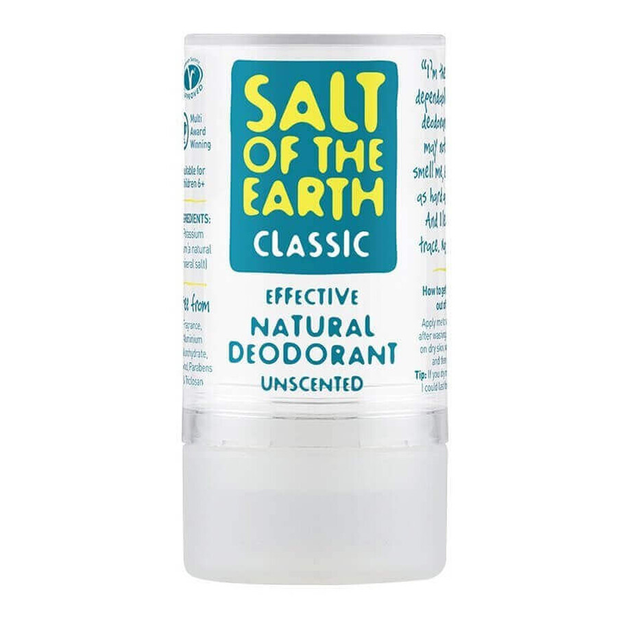 Salt Of The Earth Classic Natural Deodorant Stick, 90 g, Crystal Spring