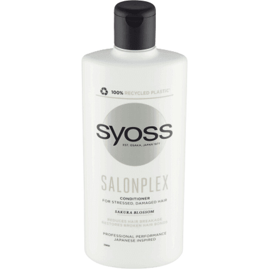 Syoss Conditioner for stressed and damaged hair, 440 ml