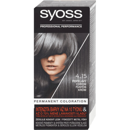Syoss Color Tintura permanente per capelli 4-15 Chrome Mat, 1 pz