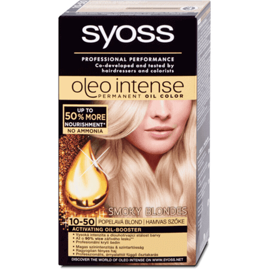 Syoss Oleo Intense colorante oleoso permanente 10-50, 1 pz