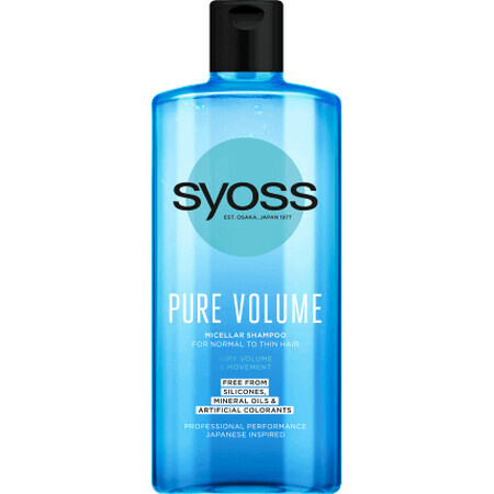 Syoss Shampoo per capelli da normali a sottili, 440 ml