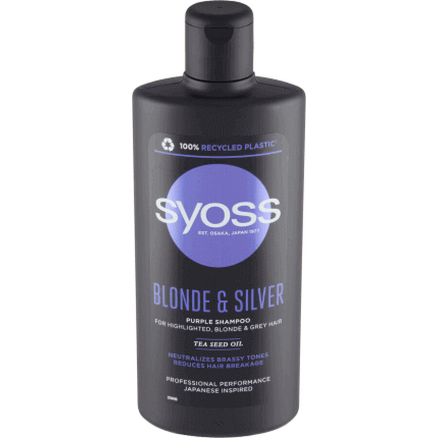 Syoss Shampoo per capelli ricci, biondi e bianchi, 440 ml