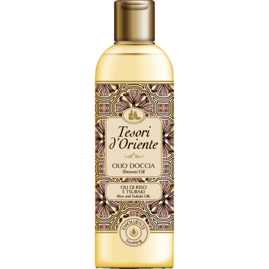 Tesori d'Oriente Huile douche à l'extrait de riz et au tsubaki, 250 ml