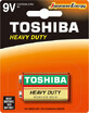 Batteria Toshiba 9V zinco HD, 1 pz