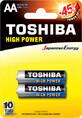 Batterie alcaline Toshiba R6-AA, 1 pz