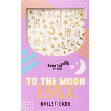 Trend !t up To the moon & back Nagelsticker, 84 Stück