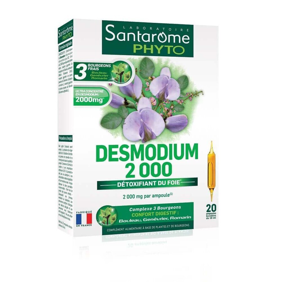 Desmodium 2000, 20 fiale, Santarome Natural