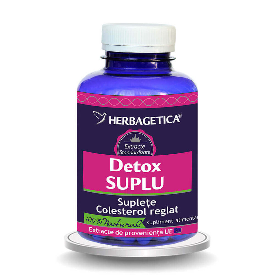 Detox Suplu, 120 capsule, Herbagetica