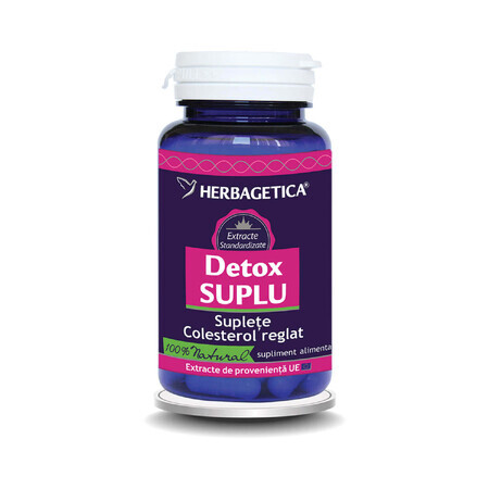 Detox Suplu, 60 capsule, Herbagetica