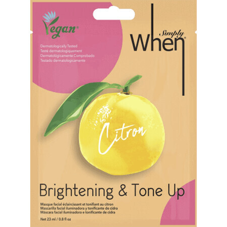 When Face Mask with Citrus Extract, 1 pc