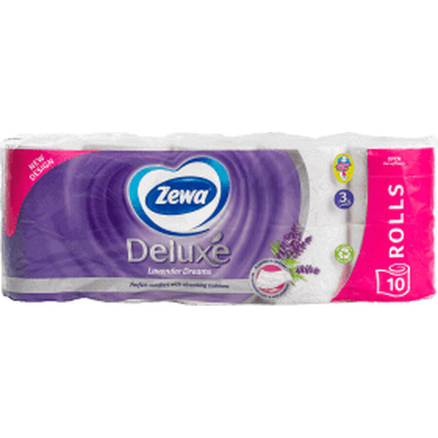 Zewa Hârtie igienică deluxe albă, 10 buc