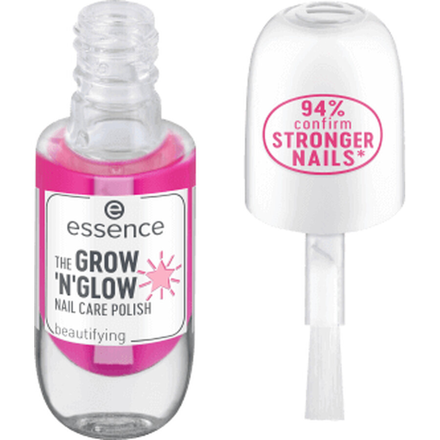 Essence cosmetics GROWN'N'GLOW NAIL CARE Nail polish, 8 ml