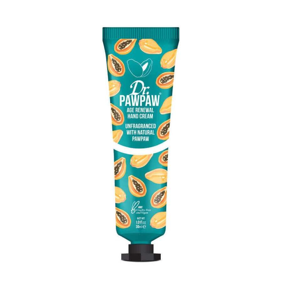 Crema mani rigenerante con papaia senza profumo, DrPawPaw, 30 ml