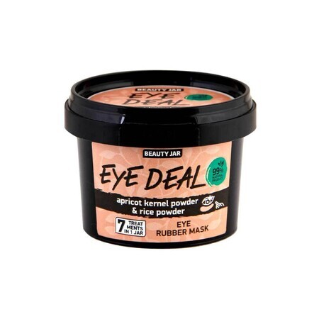 Maschera occhi in alginato con polvere di noccioli di albicocca, Eye Deal, Beauty Jar, 15 g