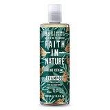 Shampoo naturale rivitalizzante al cedro blu per tutti i tipi di capelli, Faith in Nature, 400 ml