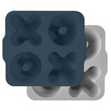 Set di contenitori da cucina in silicone premium, Deep Blue - Powder Grey, Minikoioi