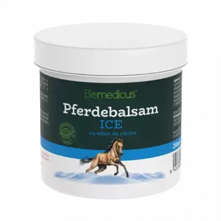 Balsamo per la forza del cavallo con effetto rinfrescante Pferdebalsam, 250 ml, Biomedicus